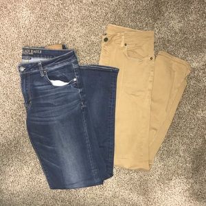 Two American eagle men’s jeans